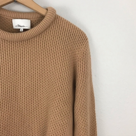 3.1 Phillip Lim Roll Neck Cropped Wool Sweater - Picture 3 of 7